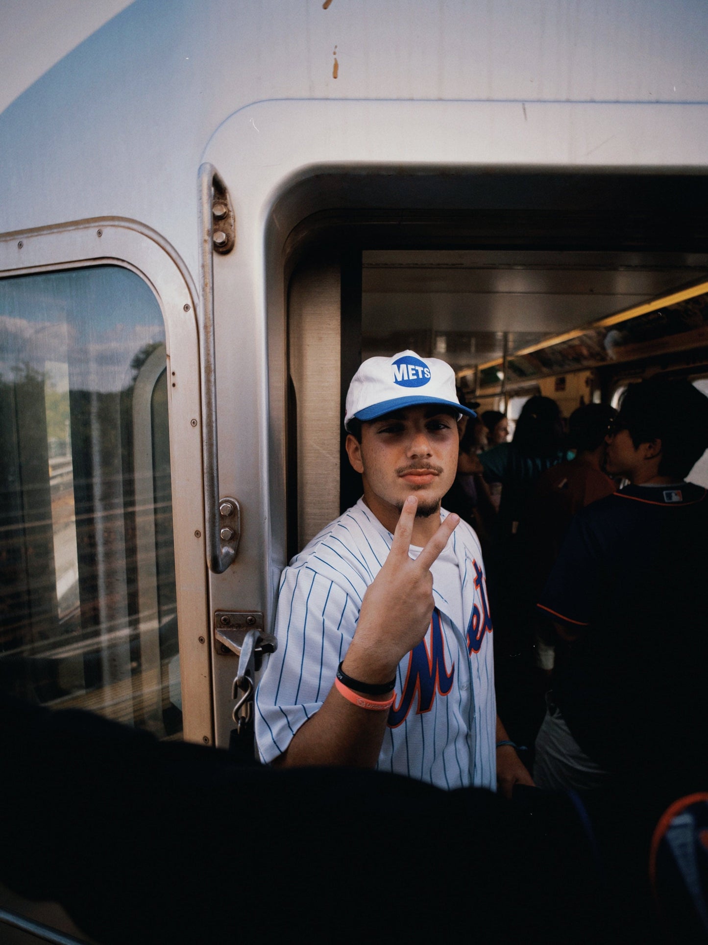 Mets Mta snapback hat 7 train new york mets 7 line army Transit