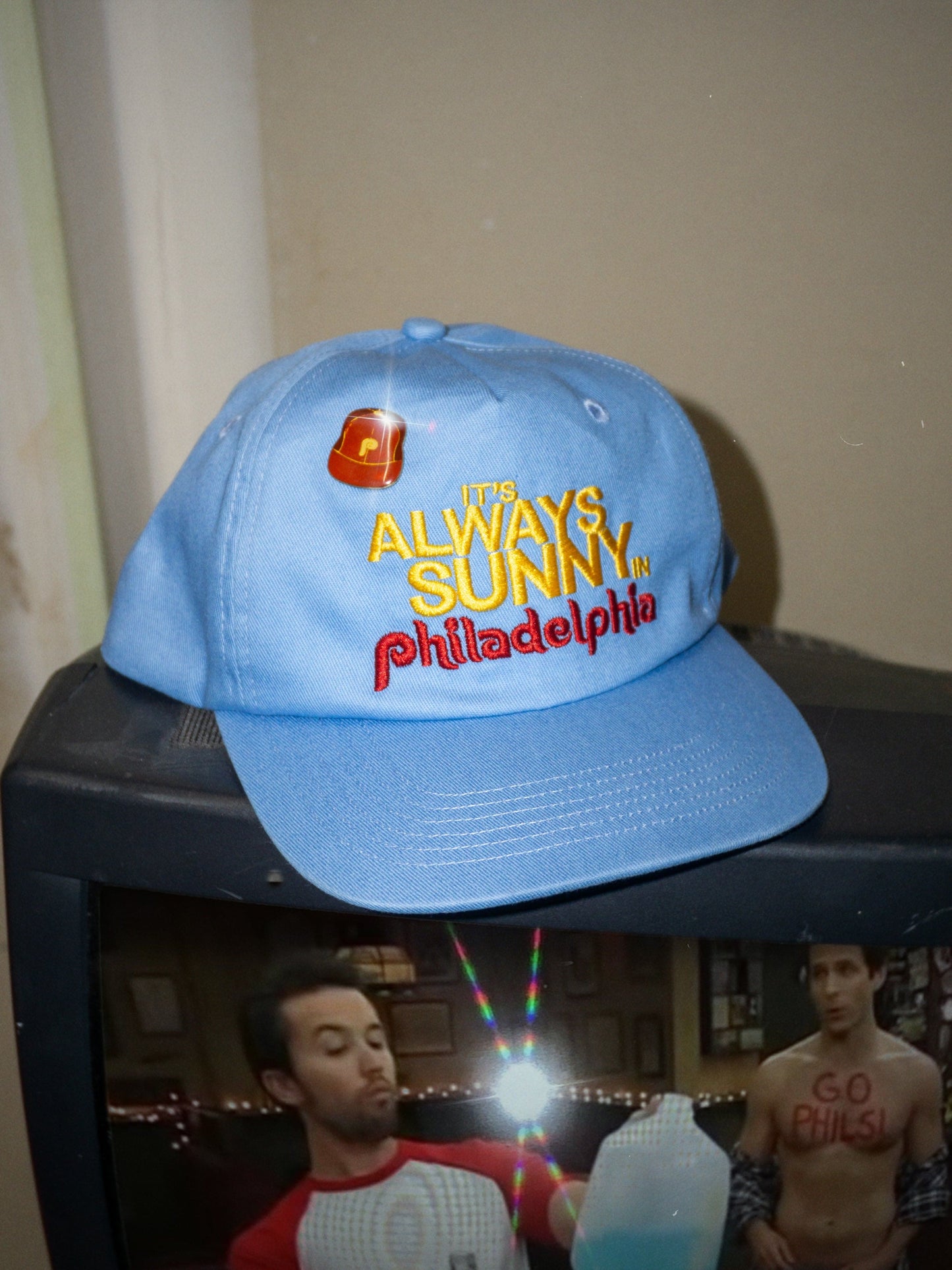 Phillies Sitcom Hat "Riot Juice Blue" its always sunny in philadelphia