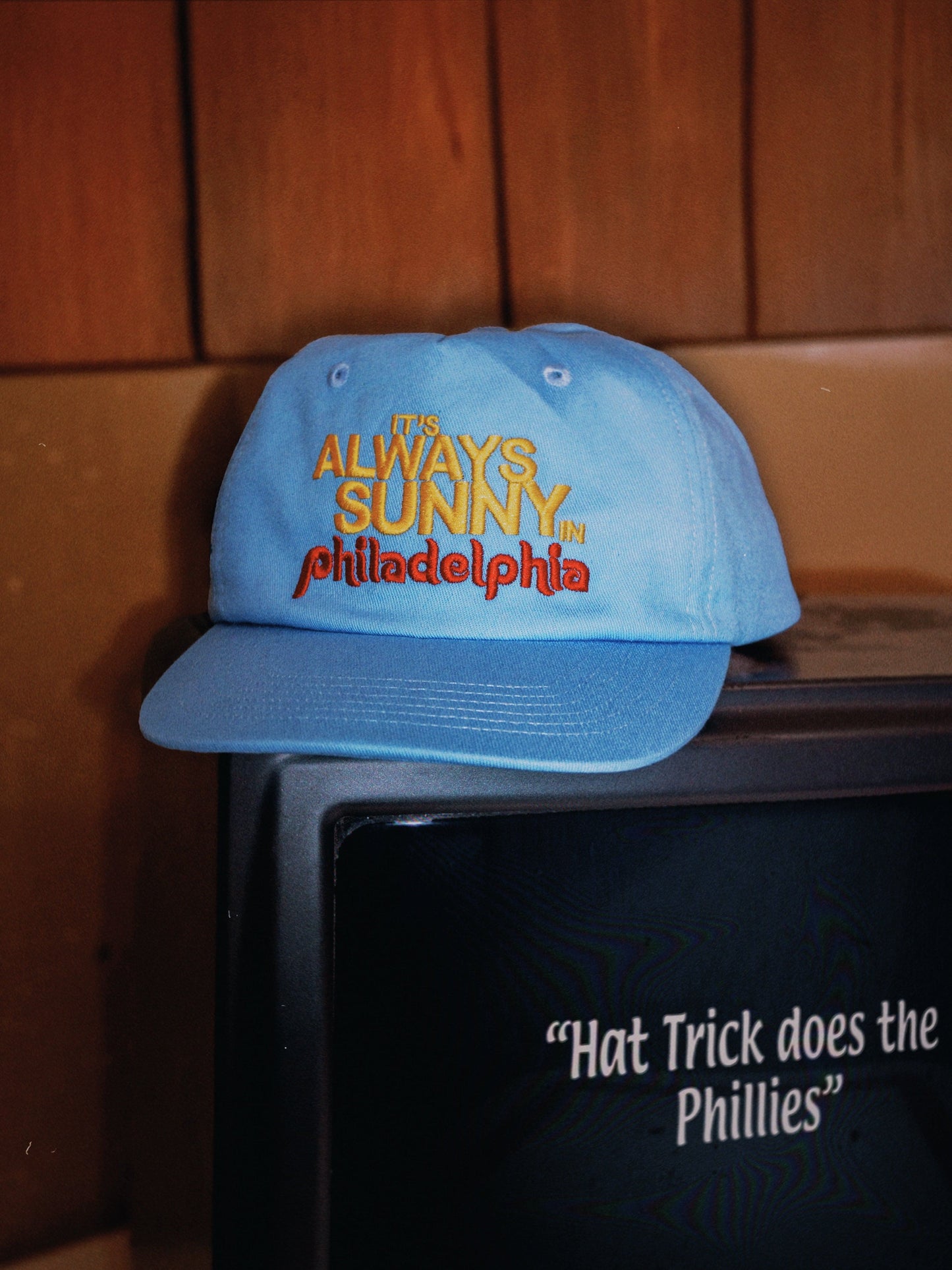 Phillies Sitcom Hat "Riot Juice Blue" its always sunny in philadelphia