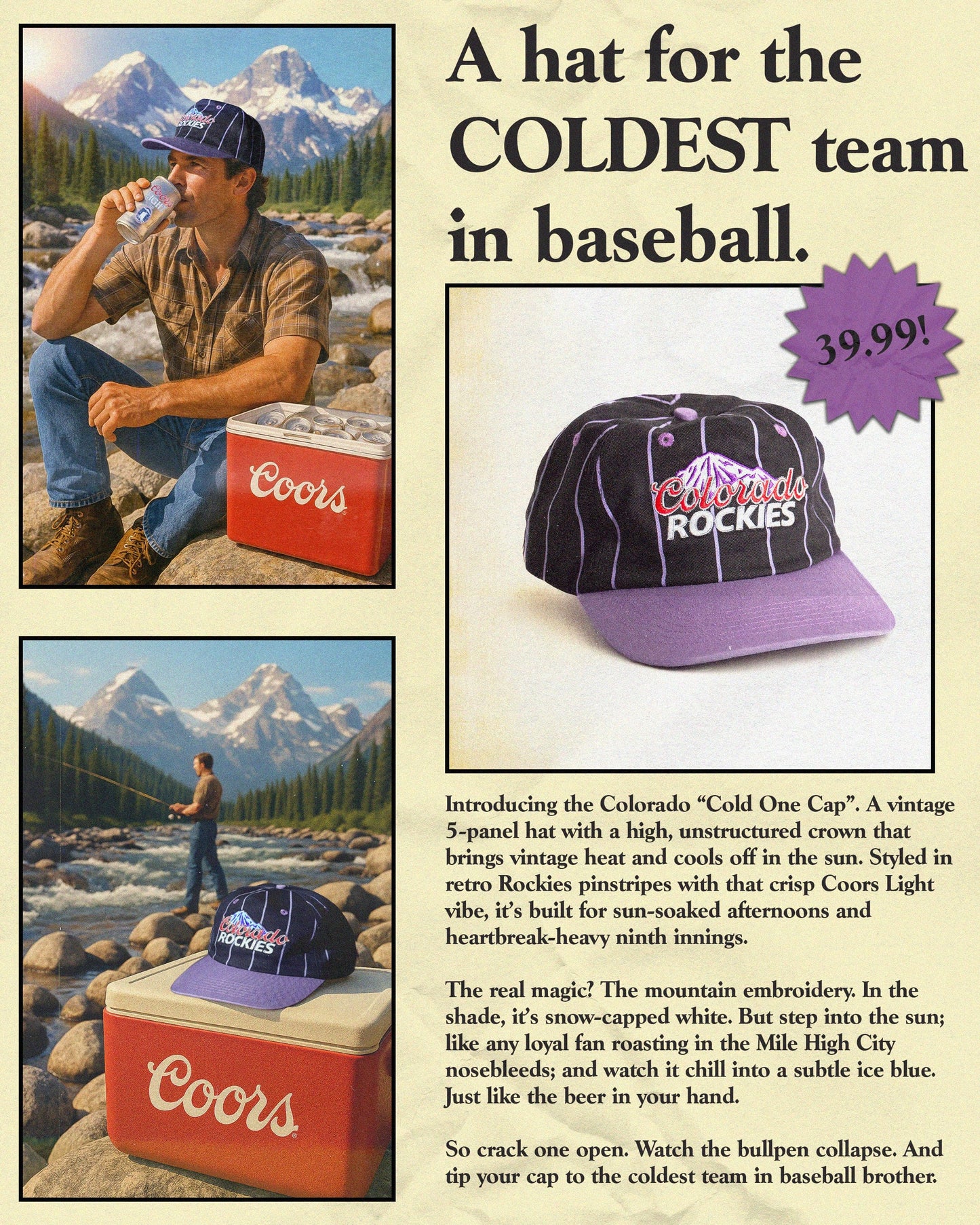 Rockies "Cold One" Hat