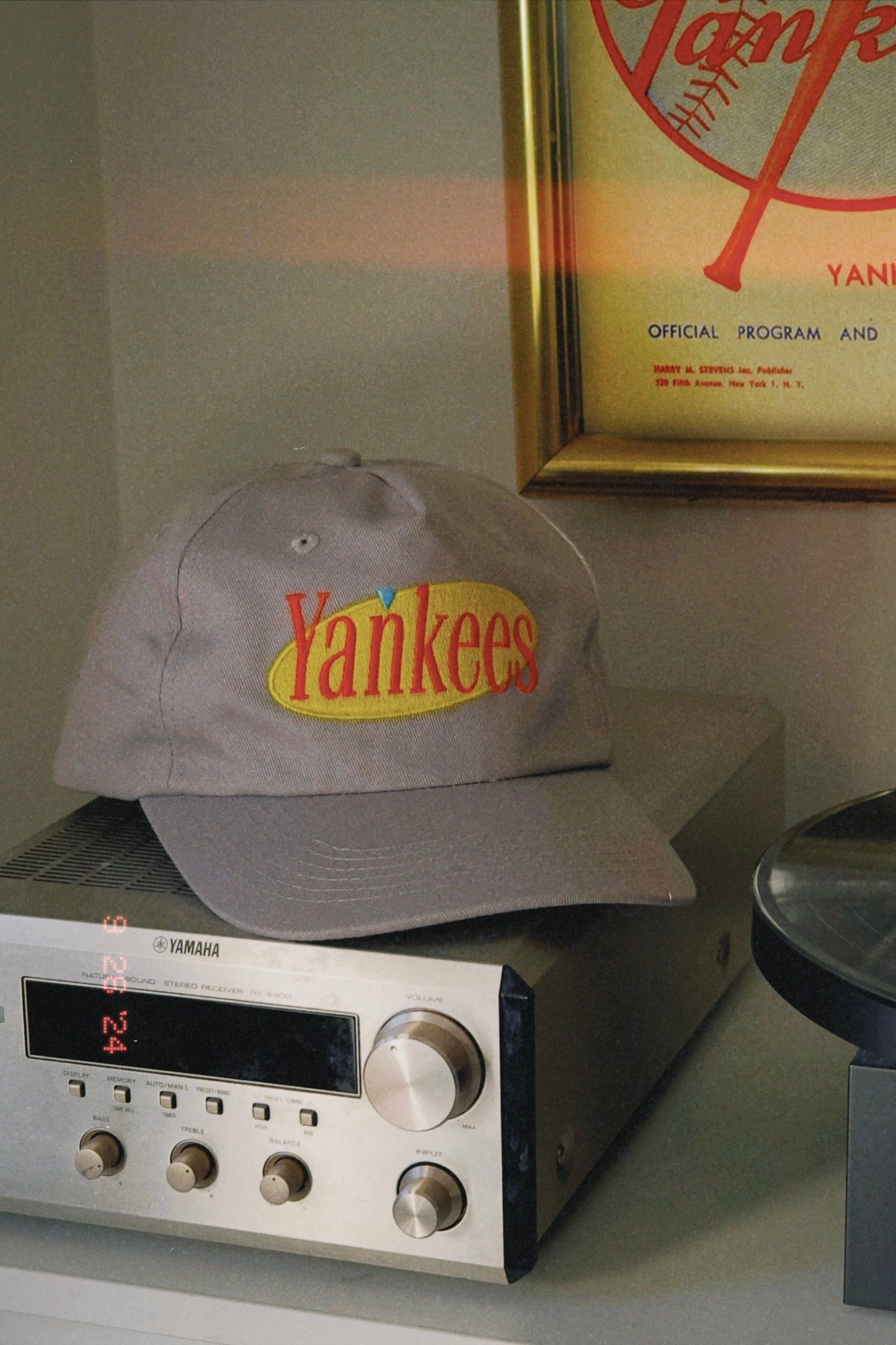 Yankee Sitcom Hat "Away Gray"