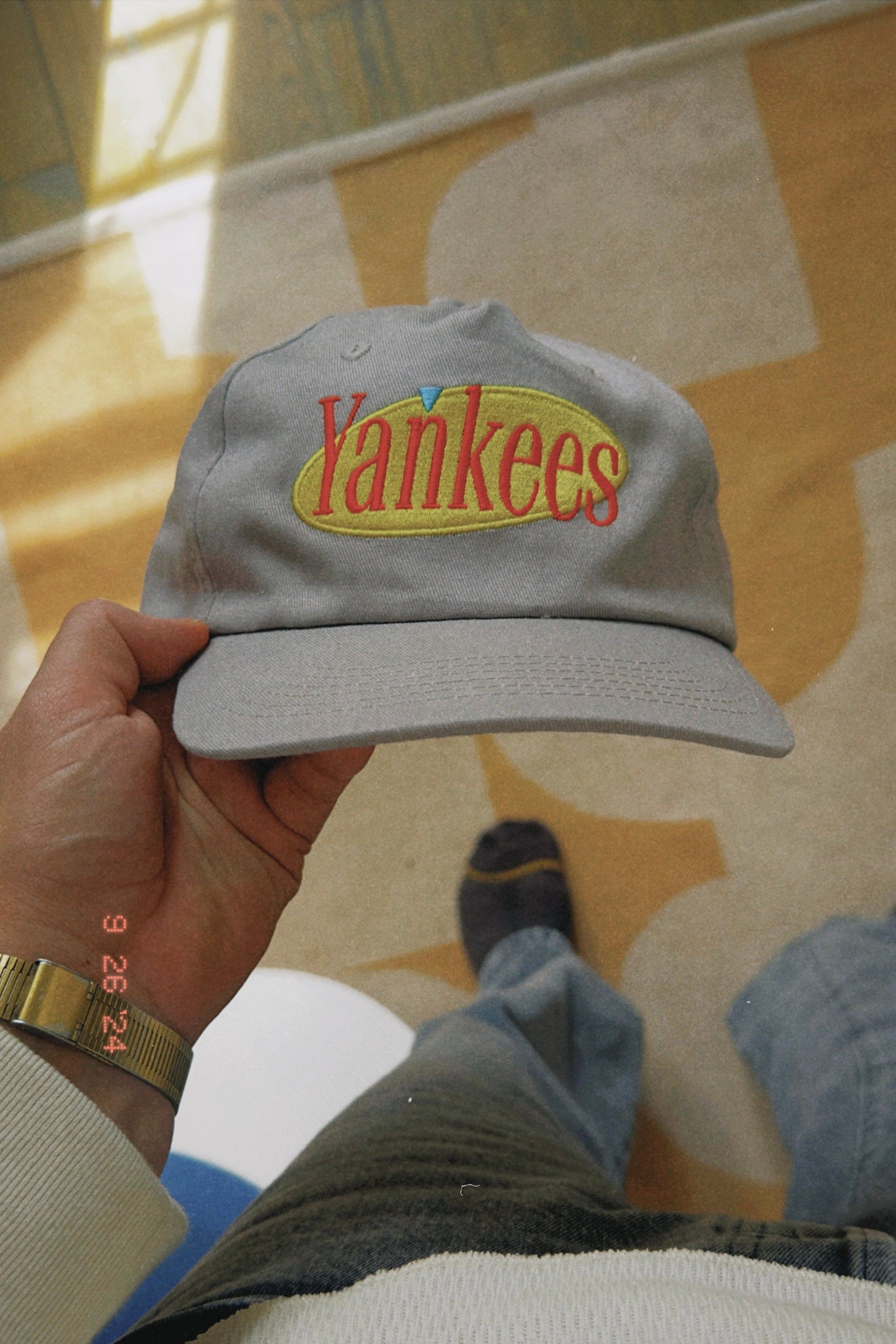 Yankee Sitcom Hat "Away Gray"