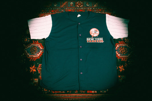 Vintage 1992 New York Yankees Button Down – XL