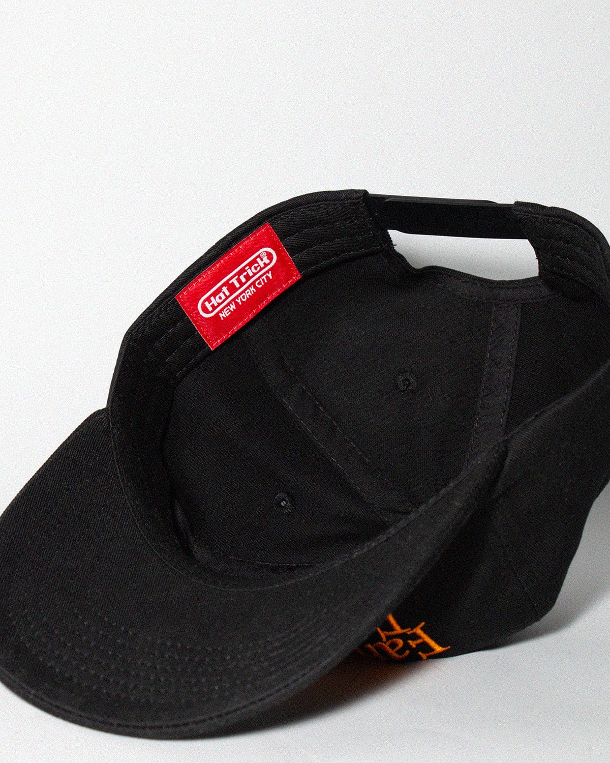 Underside of the Fantasy Football Hat showing the Hat Trick label