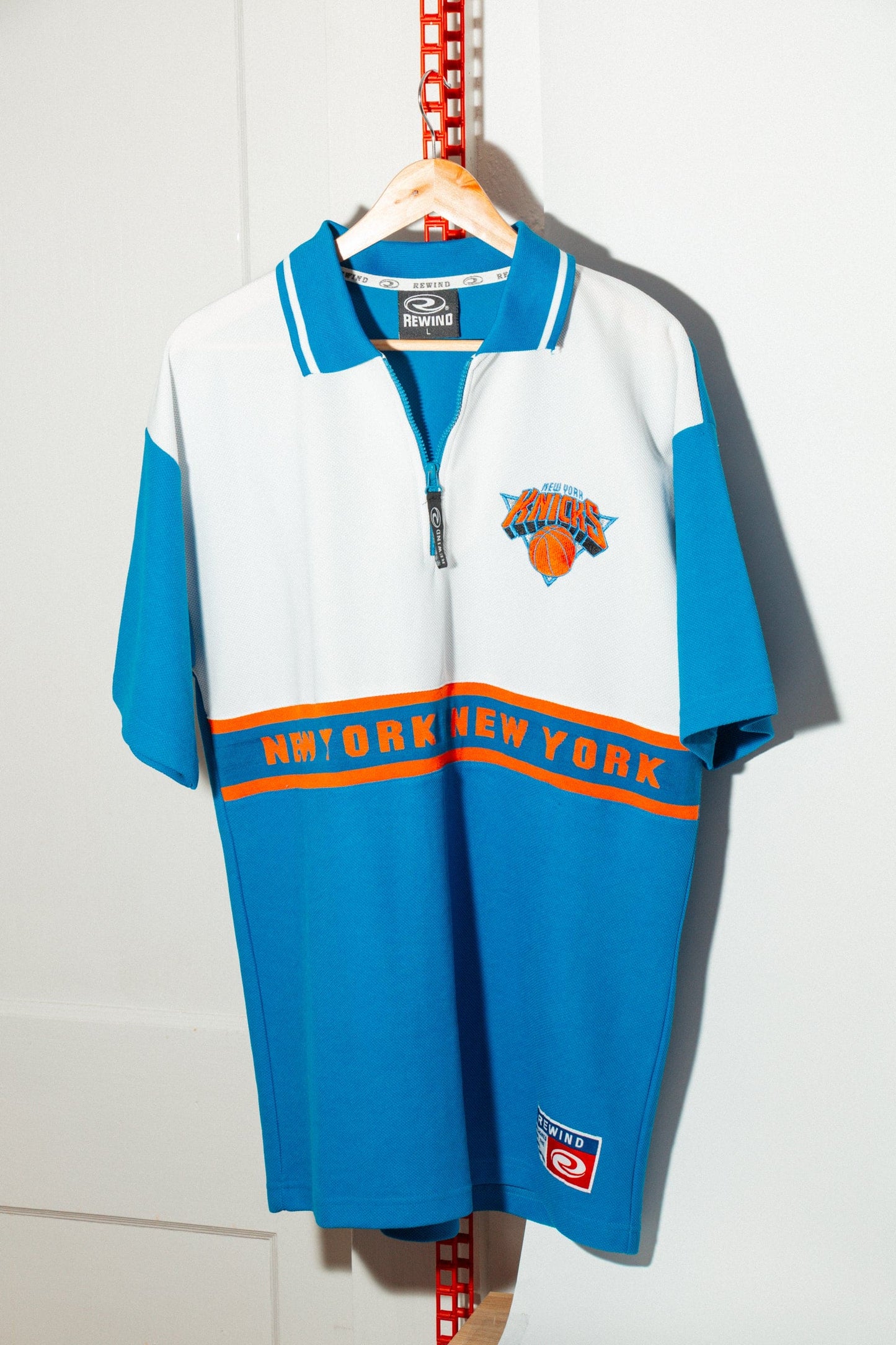 Knicks Warm-Up Quarter Zip (Vintage Rewind) L