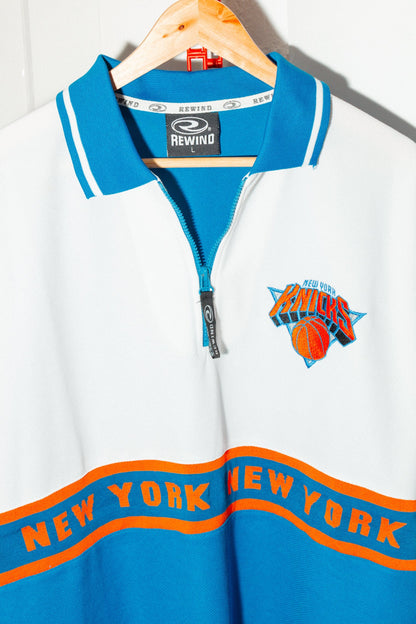 Knicks Warm-Up Quarter Zip (Vintage Rewind) L