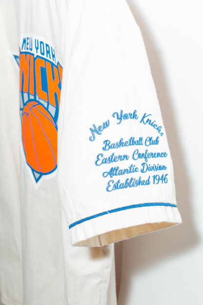 Knicks Baseball Jersey (Vintage NBA Licensed) L