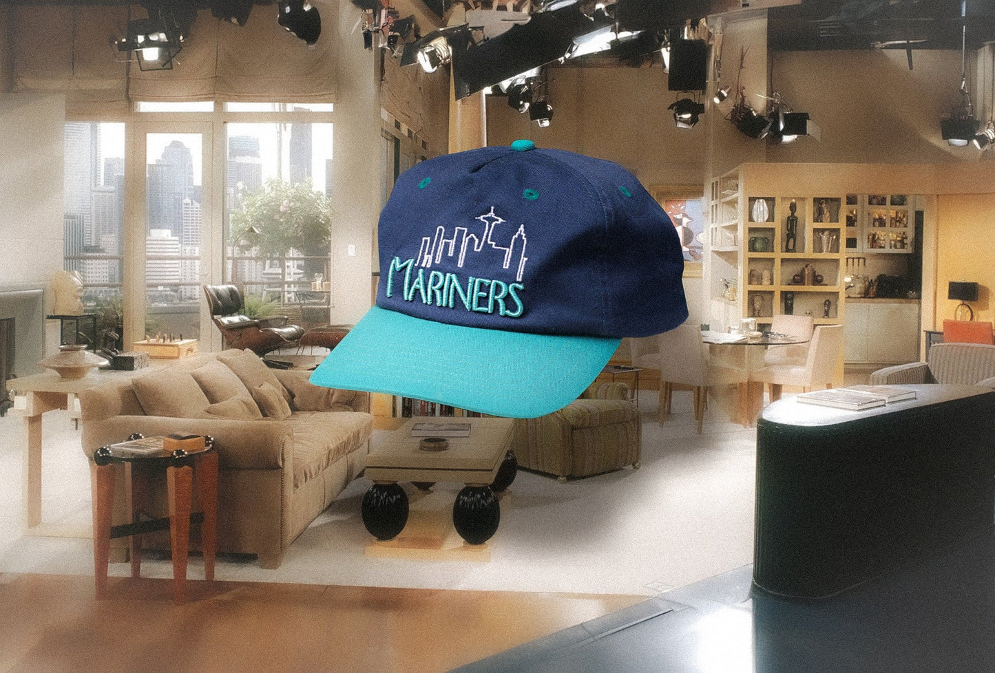 Mariner Sitcom Hat frasier seattle snapback mariners sitcom vintage 5 panel baseball 90s